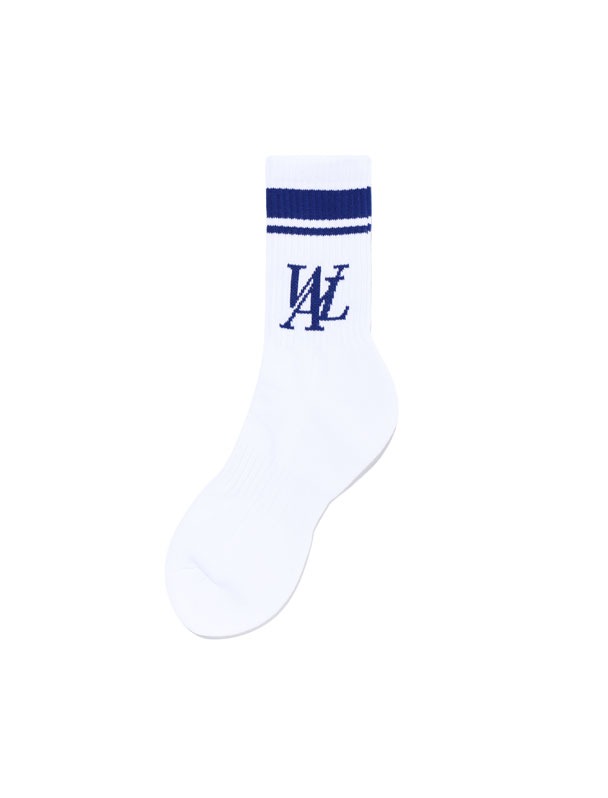 Signature logo stripe socks - WHITE