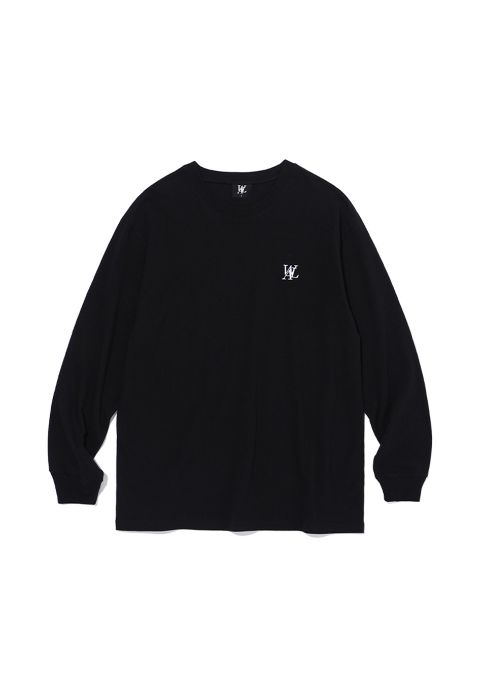 Signature Embroidery T-shirt - BLACK
