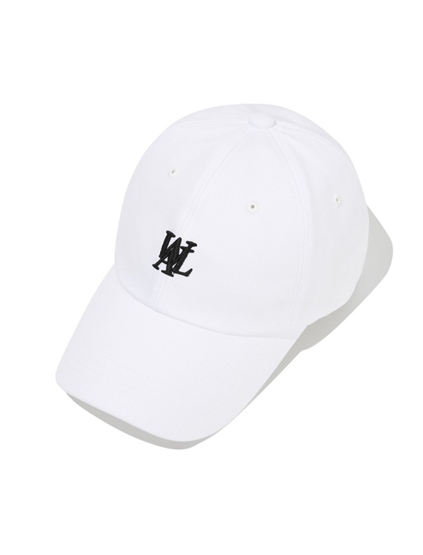 Signature Small Logo ball cap - WHITE