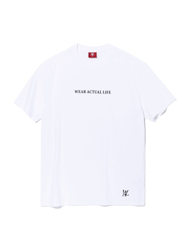 Modern slogan T-shirt - WHITE
