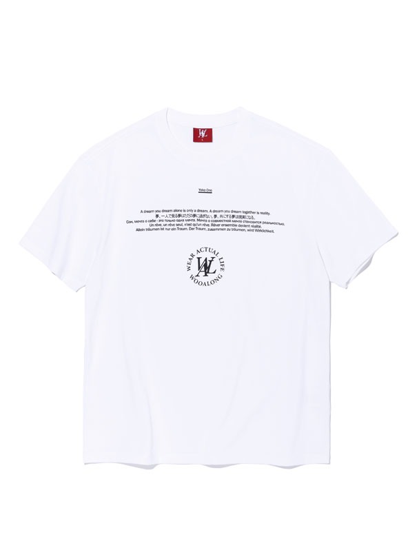 Ono lettering T-shirt - WHITE