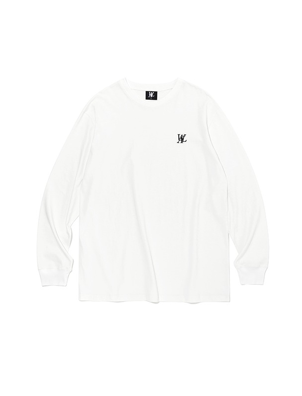 Signature Embroidery T-shirt - WHITE