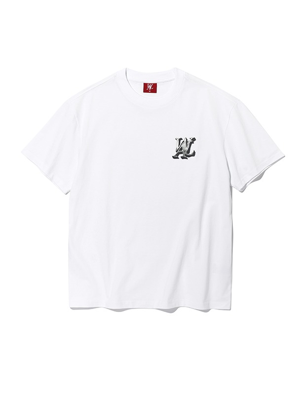 Surf logo T-shirt - WHITE